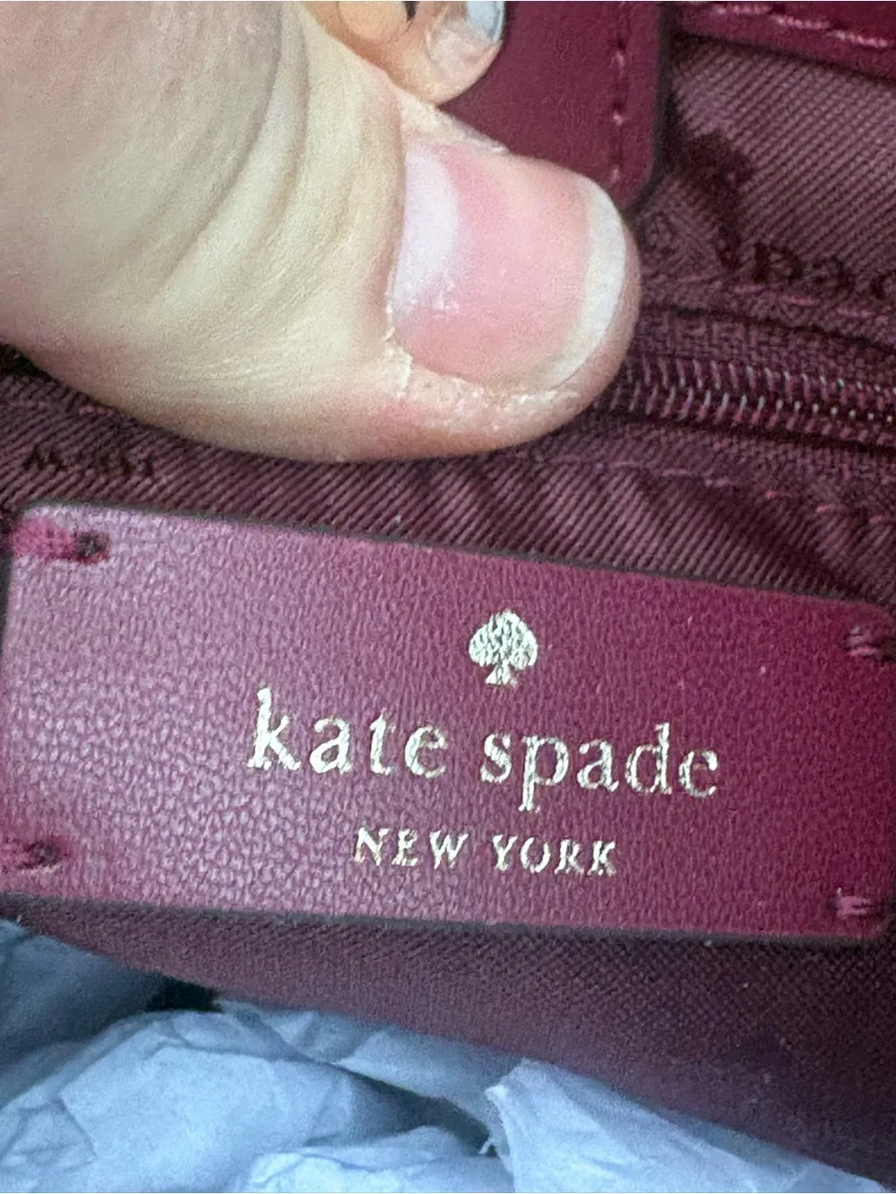 kate spade Two-Tone Magenta & Light Pink Leather Crossbody